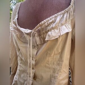 Philosophy by Alberta Ferretti GORGEOUS Romantic Blouse, NWOT
